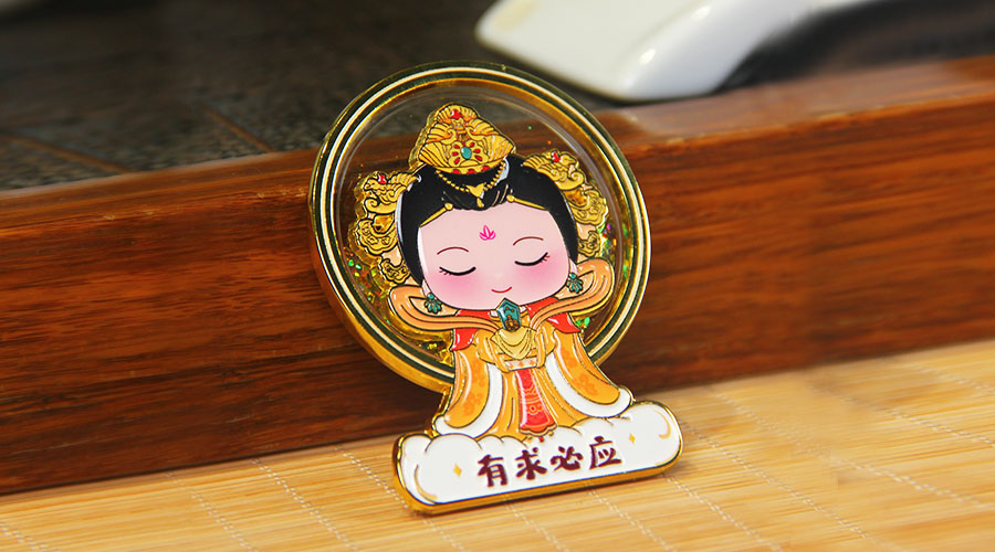 泰山老奶奶流沙冰箱贴 泰山老奶奶流沙冰箱贴